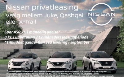 September tilbud fra Nissan